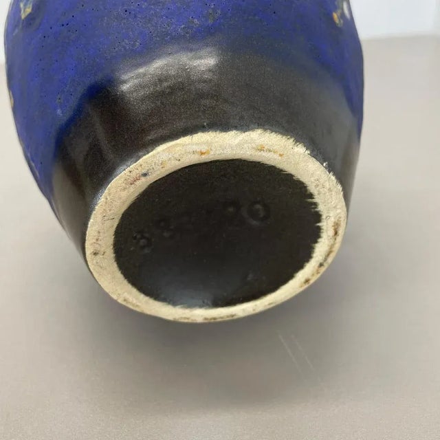 Fat Lava Glazed Vase from Es Keramik, WGP, Germany, 1970s For Sale - Image 18 of 18