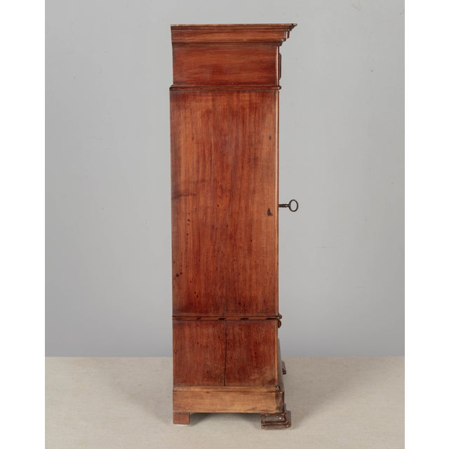 French 19th Century French Louis Philippe Style Wall Cabinet For Sale - Image 3 of 8