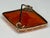 Georgian Carnelian Agate Brooch c.1830 – Square Cabochon in 9ct Gold, Scottish Hardstone Jewellery For Sale - Image 14 of 18