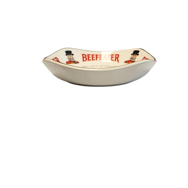Mid-Century Modern 1970s English Beefeater Gin Pub Change Tray Catchall For Sale - Image 3 of 5