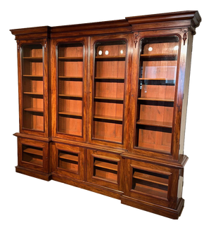 Large Victorian Bookcase in Mahogany