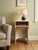 Small Vintage Cream Cubby Side Table For Sale In Salt Lake City - Image 6 of 9