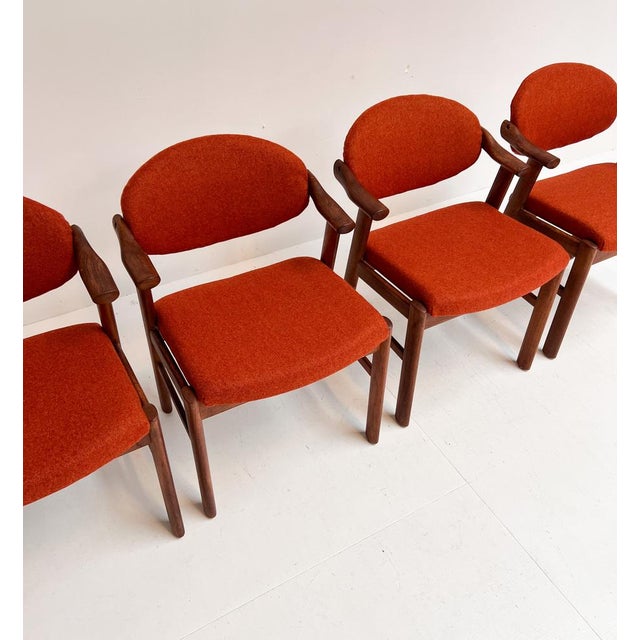1960s Vintage Danish Chairs by Schou Andersen, 1960s, Set of 4 For Sale - Image 5 of 17