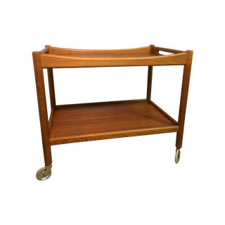 Hans Wegner Danish Modern Bar Cart For Sale