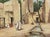 Orientalist oil on canvas, late 19th-early 20th century, signed J. Lawless - defects - H=51cm W=35.5cm
