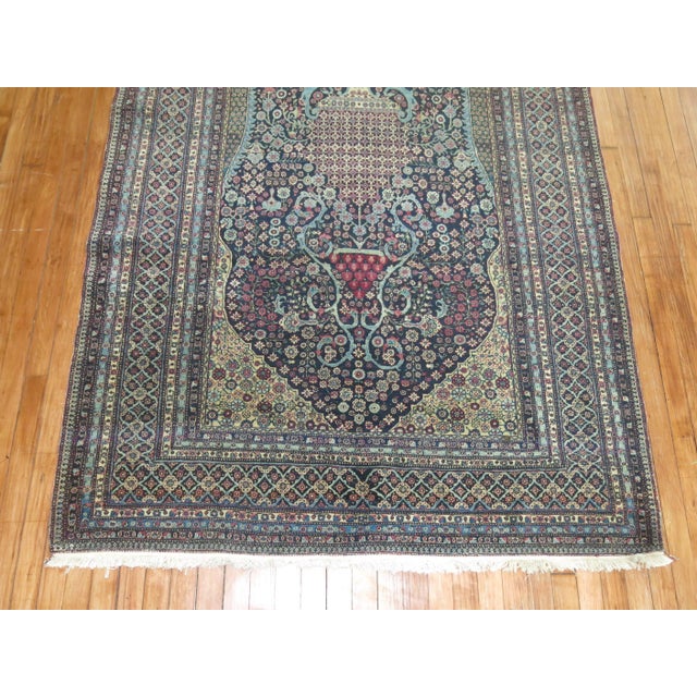 Antique Zabihi Collection Persian Teheran Carpet - 4'10" x 7'6" For Sale In New York - Image 6 of 6