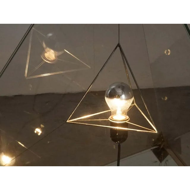 Prototype Tetrahedron Lamp by Van Nieuwenborg & Wegman, 1979 For Sale - Image 6 of 12