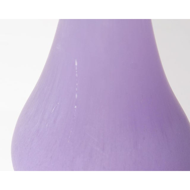 Late 20th Century Ulrica Hydman Vallien Kosta Boda “Funghi” Purple Glass Vase For Sale - Image 5 of 8