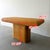 Vintage Postmodern Pedestal Burlwood Console 1980s For Sale - Image 11 of 12