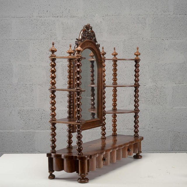 2000 - 2009 Dressing Table with Shelves and Tilting Mirror For Sale - Image 5 of 9