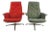 Pair of Mid Century Fiberglass Swivel Lounge Chairs For Sale
