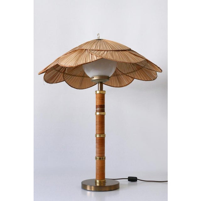 Mid-Century Modern Uchiwa Table Lamp by Miranda Ab Sweden, 1960s For Sale - Image 9 of 18