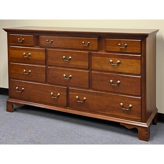 Chippendale Pennsylvania House Chippendale Style 11 Drawer Dresser For Sale - Image 3 of 11