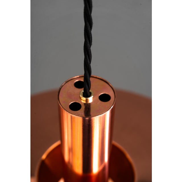 Copper Chandelier, Denmark, 1950s For Sale - Image 6 of 18