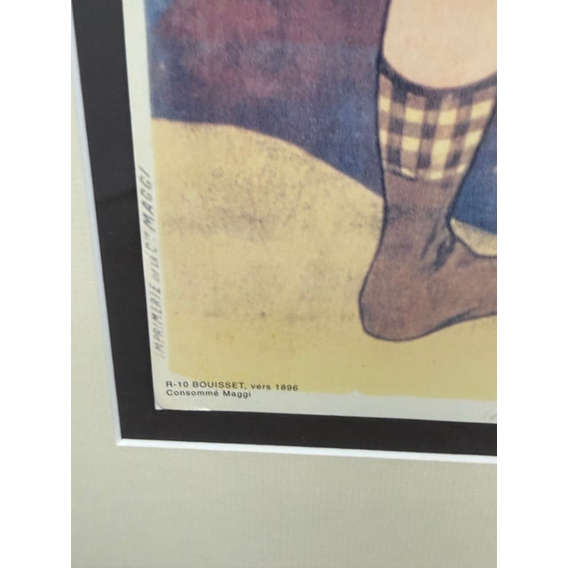 Framed “Consommé Maggi” Poster Reproduction For Sale - Image 10 of 12