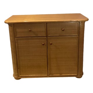 Rattan and Bentwood Cabinet Drawer, 1980s For Sale