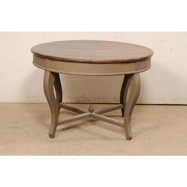 Rustic 19th Century Brazilian Peroba Wood Center Table For Sale - Image 3 of 10