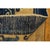 Ivory 1880s Antique Small Blue and Ivory Chinese Ningxia Small Foo Dog Greek Key Rug For Sale - Image 8 of 10