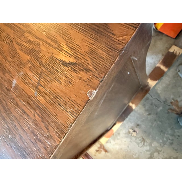 American Vintage Tall Wood Dresser For Sale - Image 3 of 6