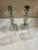 Traditional Pair of 1970s Glass Table Lamps With Glass Shades For Sale - Image 3 of 9