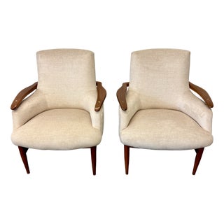 Danish Armchairs attributed to Finn Juhl, 1950s, Set of 2 For Sale