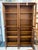 English Crate & Barrel Glass Display Shelving Cabinet For Sale - Image 3 of 13