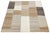 Textile Contemporary Minimalist Neutral Patchwork Wool Kilim Rug Wabi-Sabi Handmade For Sale - Image 7 of 12