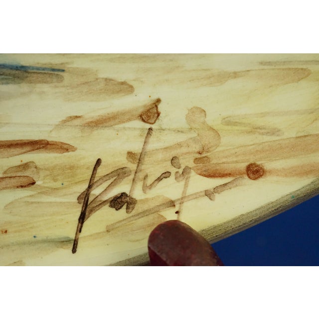 Vintage Italian Porcelain Ceramic Plate by Pozzo Garitta, 1940s For Sale - Image 13 of 18