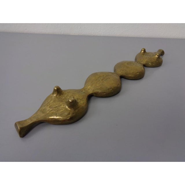 Brutalist Bronze Candleholder by Michael Harjes, 1960s For Sale - Image 10 of 14
