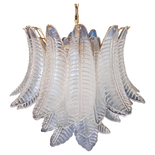 Vintage Italian Murano Glass Chandelier, 1980 For Sale