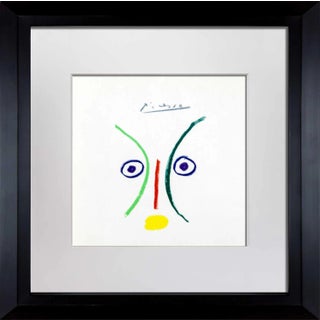 Pablo Picasso "La Amante" 1962 Limited Edition Color Lithograph, Custom Framed For Sale