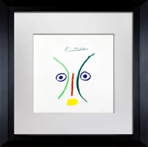 Pablo Picasso "La Amante” Framed Print