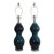 Mid 20th Century Fratelli Style Sculptural Lamps - a Pair For Sale
