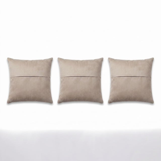 Turkish Oushak Kilim Pillow Cover 16'' X 16'' - Set of Three For Sale - Image 4 of 4
