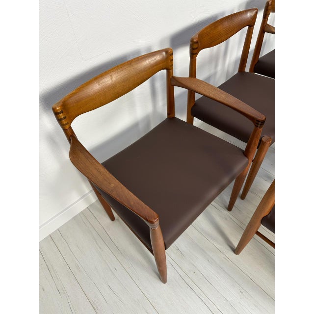 Vintage Danish Teak Dining Chairs by H.W. Klein for Bramin, 1960s, Set of 6 For Sale - Image 16 of 17