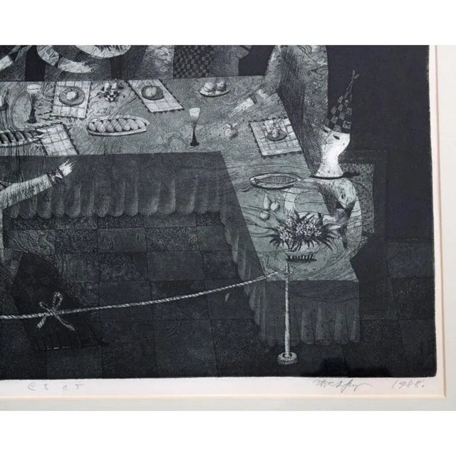 Paper Victor Karnauh, Twenty and One More Metamorphosis, Etching, 1990s For Sale - Image 7 of 7