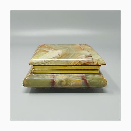 Italian Box in Onyx, 1960s For Sale - Image 6 of 6