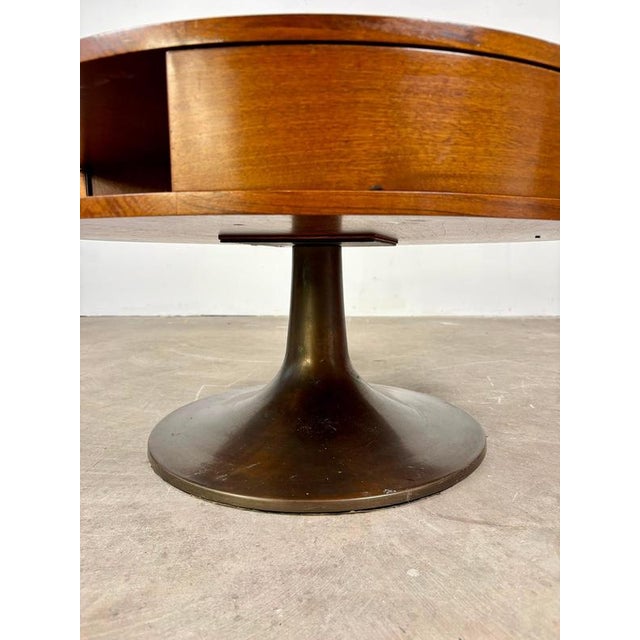 1960s Low Table with Hidden Drawer, Italy, 1960s For Sale - Image 5 of 7