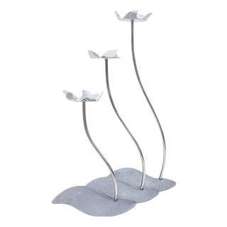 Vintage Candleholders by Alan Schaff for Royal Copenhagen, 1990s, Set of 3 For Sale