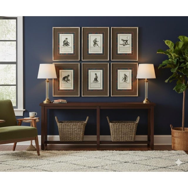 This is a set of 19th century nicely framed and matted monkey engraves by the highly regarded naturalist and artist...