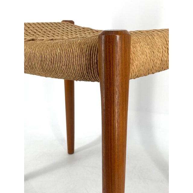 Vintage 80A Ottoman in Teak by Niels Otto Møller for J.L. Møller Møbelfabrik, 1960s For Sale - Image 9 of 12