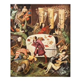 1954 After P. Bruegel "Detail of the Triumph of Death", First Edition Photogravure For Sale