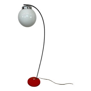 Mid-Century Modern Glass Floor Lamp, 1970s For Sale
