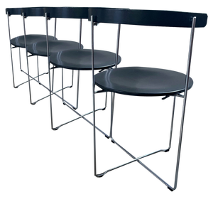 Foldable Chairs Soley by Valdimar Harðarson for Kusch & Co, 1980s, Set of 4
