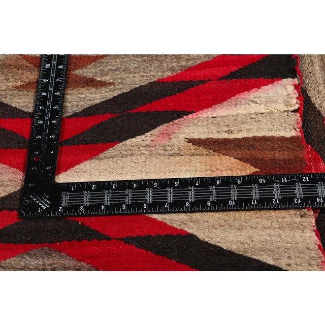 Textile Antique Crystal Southwestern-Style Rug, 04'00 X 06'06 For Sale - Image 7 of 10