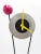 1990s Rick Martin Pop Art Memphis Style Clock & Candle Holder - Set of 2 For Sale - Image 9 of 10