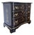 Gilt Chinoiserie Black Lacquer Serpentine Chest Dresser by Drexel Et Cetera For Sale