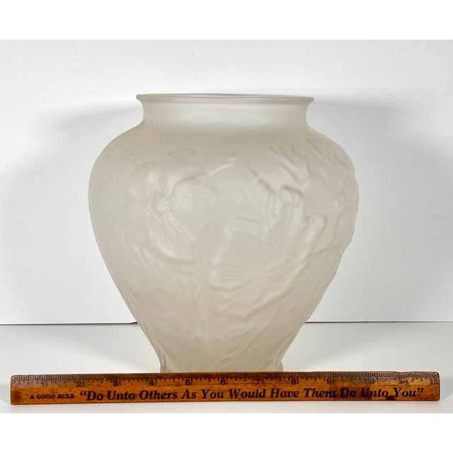 Tiffin Glass Poppies Satin Vase For Sale - Image 12 of 13
