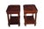 Bombay Company mahogany end tables perfectly captures classic Chinoiserie design with a refined British Colonial flair....
