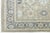 Modern Oushak Style Hand-Knotted Wool & Silk Area Rug in Soft Beige and Blue For Sale - Image 12 of 12